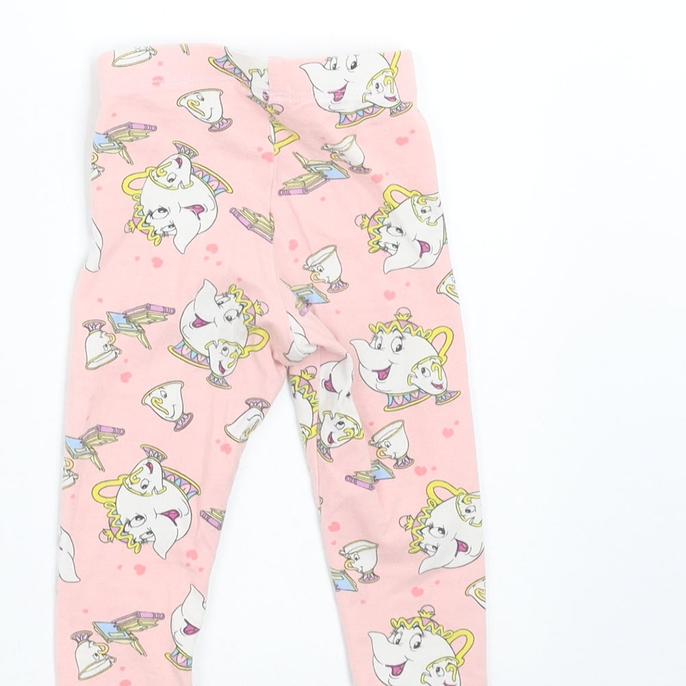 Disney Baby Baby Pink    Trousers Size 6-9 Months  - Beauty and the Beast