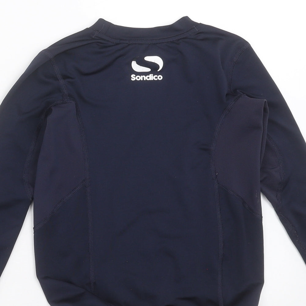 Sondico Boys Blue   Basic T-Shirt Size 7-8 Years  - base layer