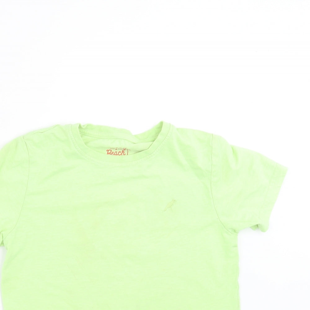 TU Boys Green   Basic T-Shirt Size 9 Years