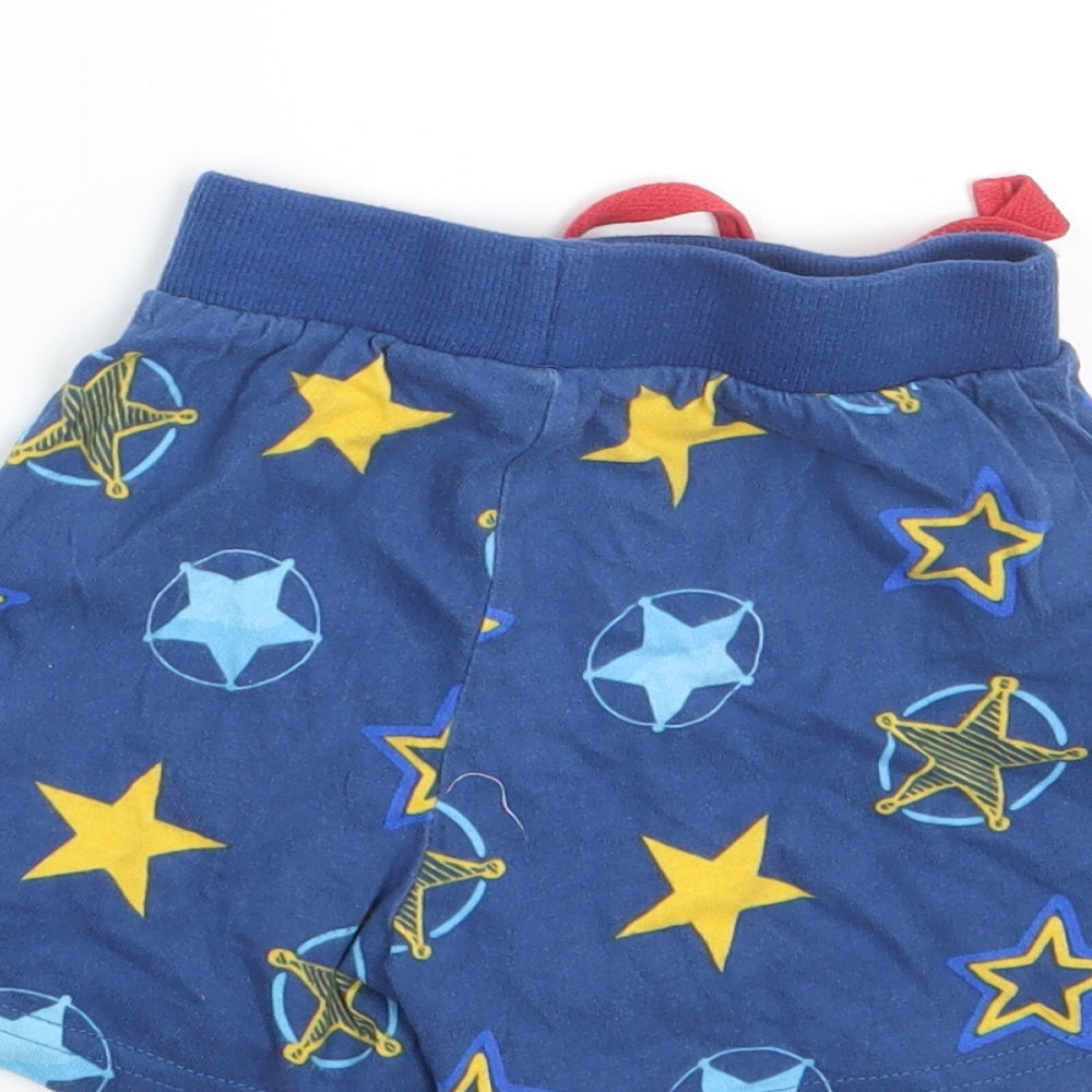 TU Boys Blue    Sleep Shorts Size 18-24 Months  - toy story