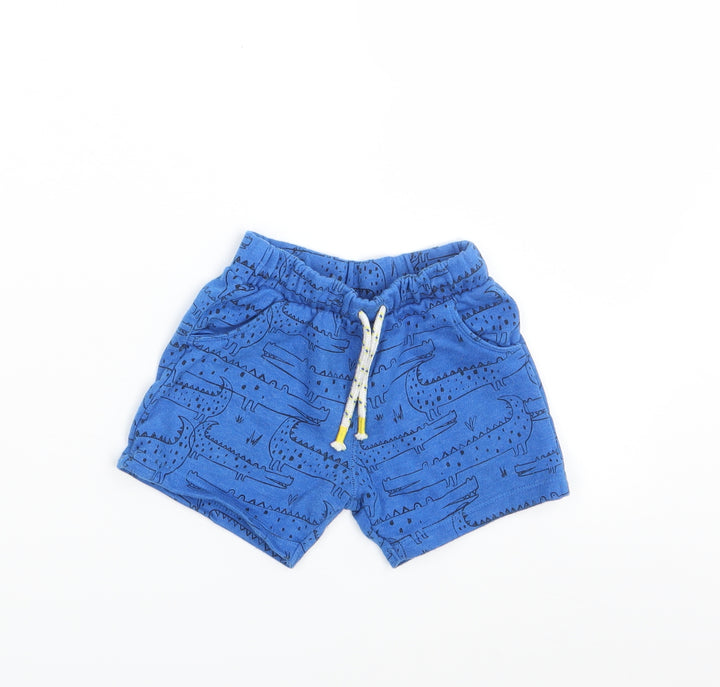 FRED & FLO Boys Blue    Trousers Size 12-18 Months  - crocodile shorts