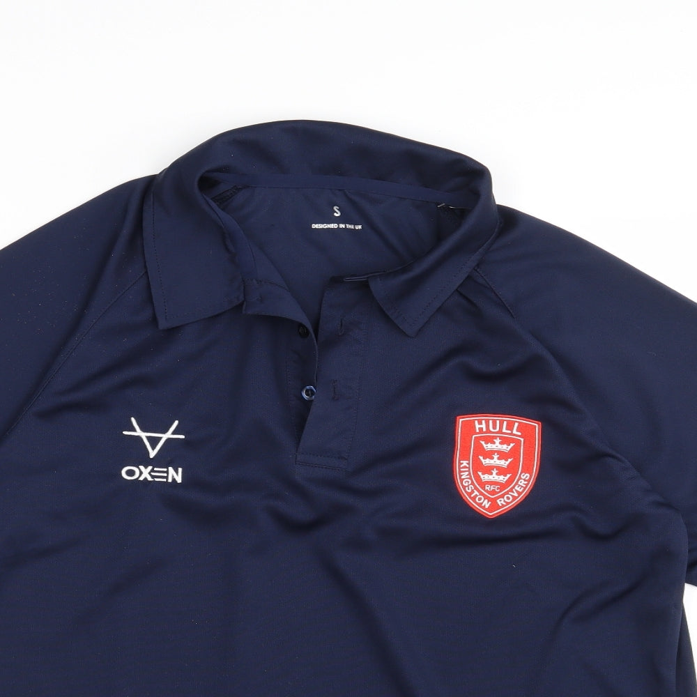 Preworn Mens Blue   Basic Polo Size S  - Hull kingston rovers