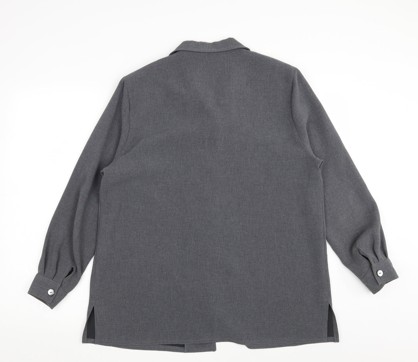 Eastex Womens Grey   Basic Blouse Size 14