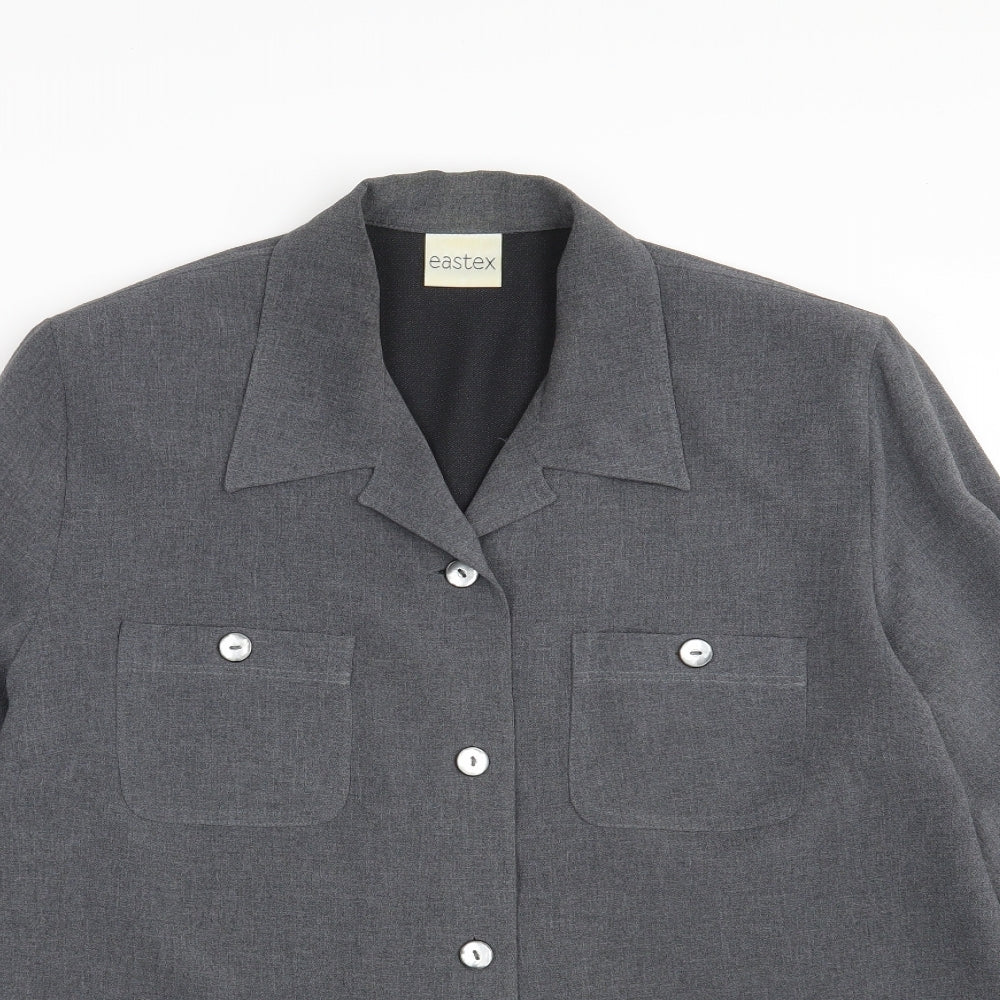 Eastex Womens Grey   Basic Blouse Size 14