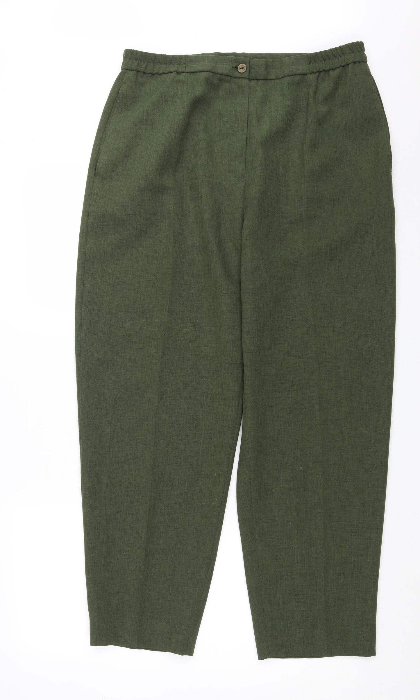 Eastex Womens Green   Trousers  Size 16 L28 in