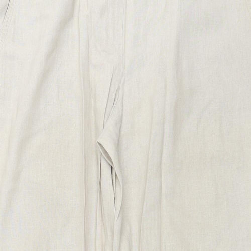 Marks and Spencer Womens Beige   Trousers  Size 14 L29 in