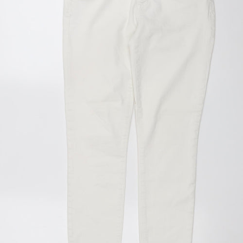 Gap Womens White  Denim Skinny Jeans Size 28 in L27 in