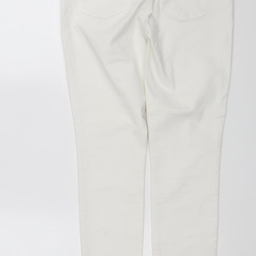 Gap Womens White  Denim Skinny Jeans Size 28 in L27 in