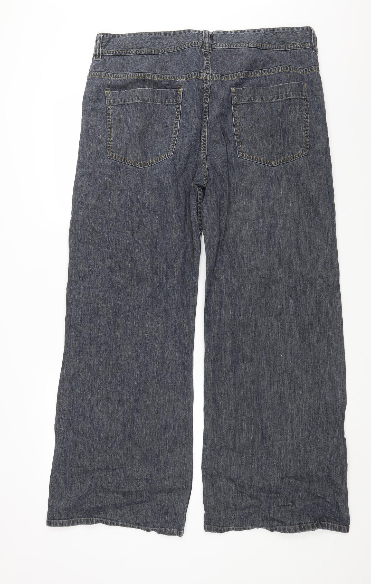 Toast Womens Blue  Denim Wide-Leg Jeans Size 18 L31 in