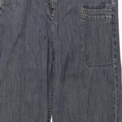 Toast Womens Blue  Denim Wide-Leg Jeans Size 18 L31 in