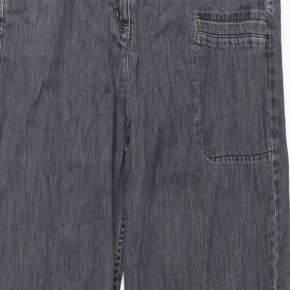 Toast Womens Blue  Denim Wide-Leg Jeans Size 18 L31 in