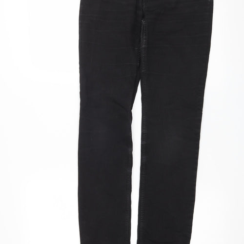 H&M Girls Black  Denim Skinny Jeans Size 14 Years