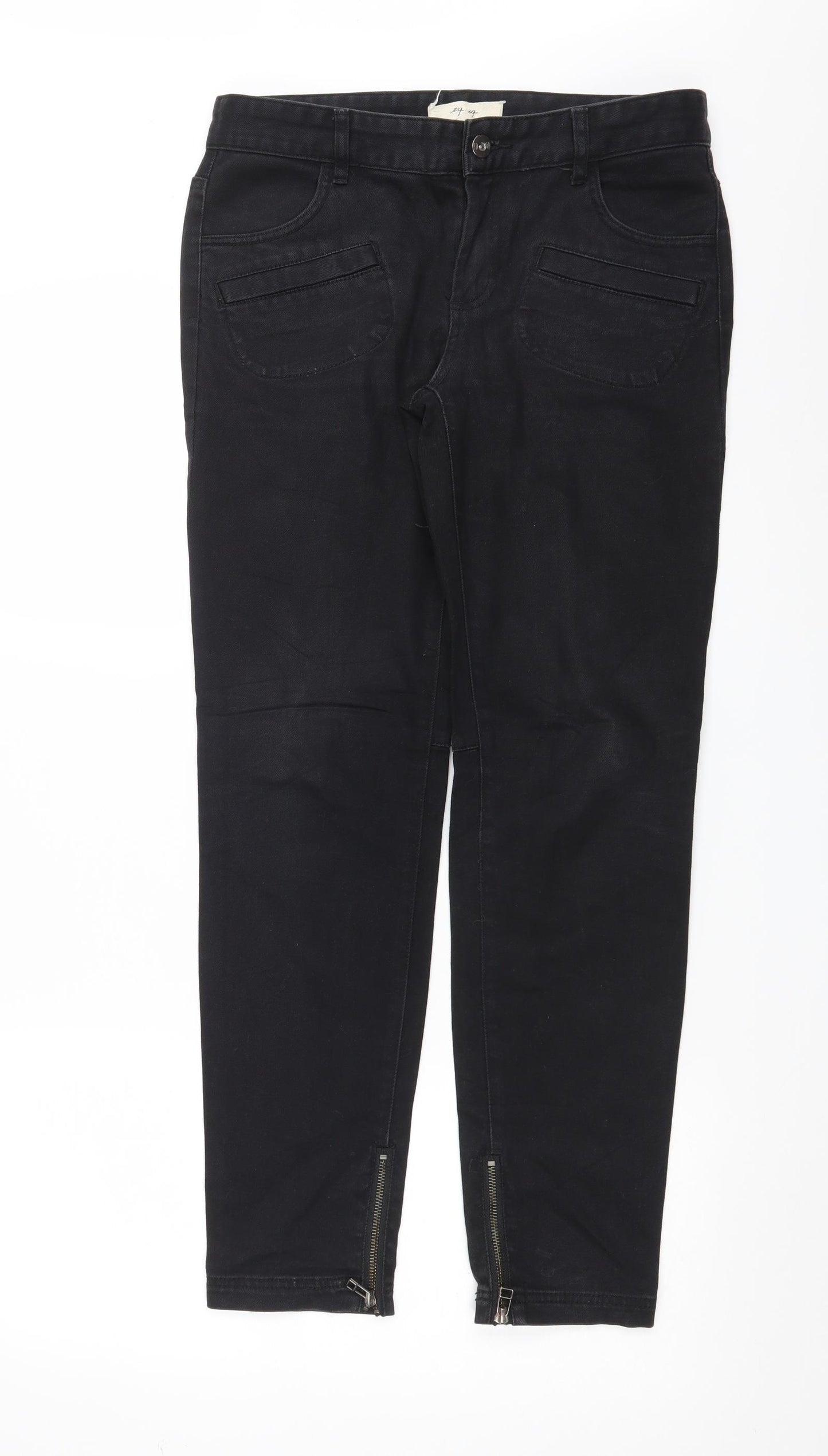 eq:iq Womens Black  Denim Skinny Jeans Size 10 L29 in