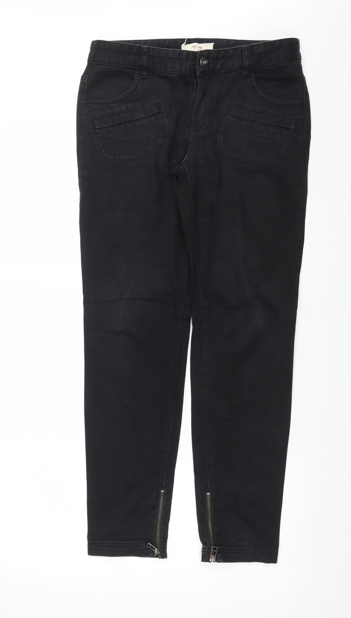eq:iq Womens Black  Denim Skinny Jeans Size 10 L29 in