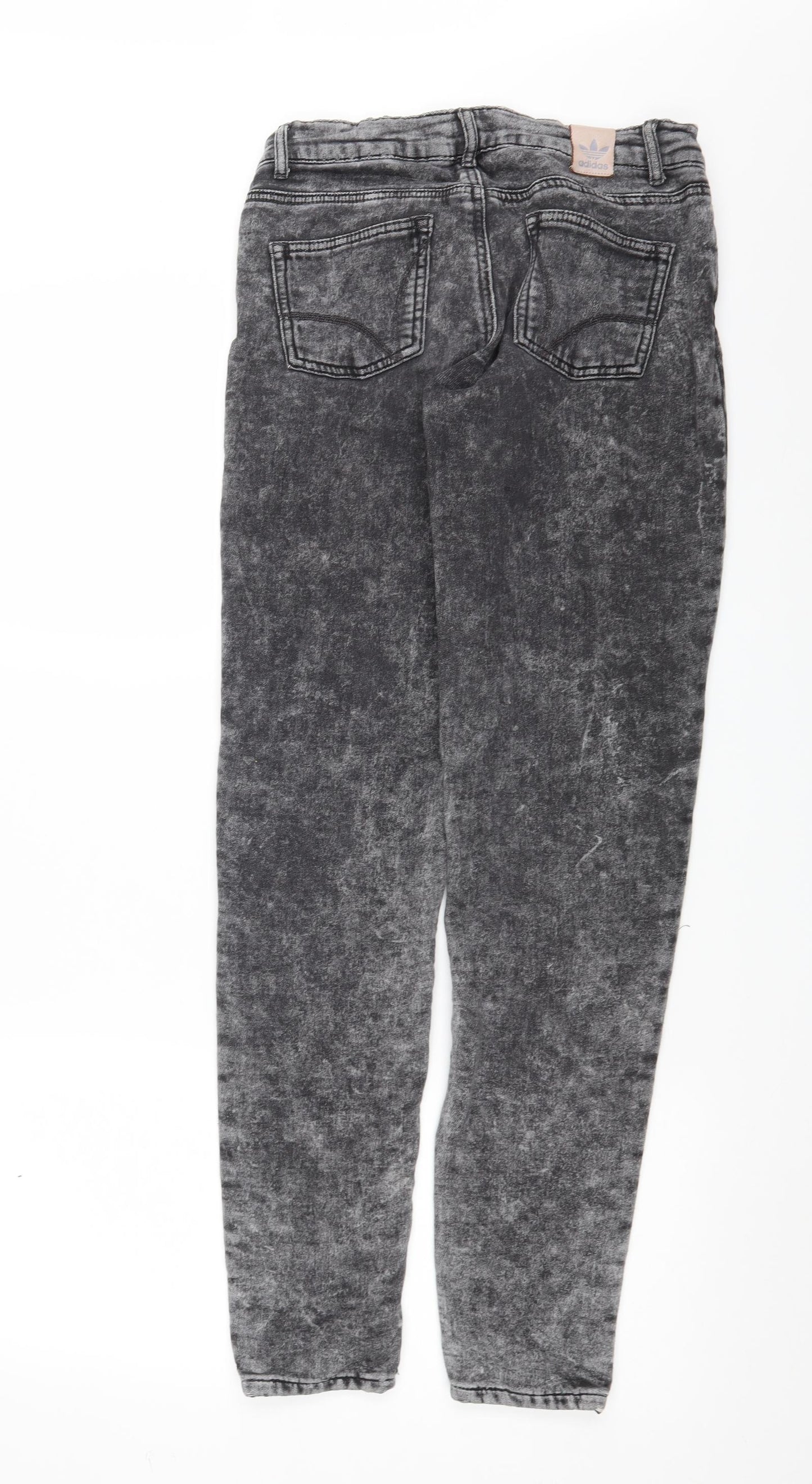 adidas Womens Grey  Denim Skinny Jeans Size 27 in L32 in