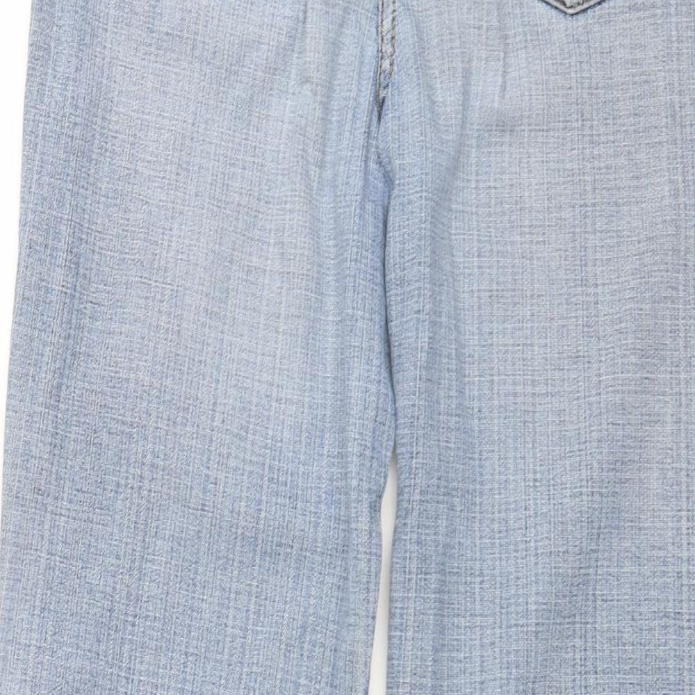Dorothy Perkins Womens Blue  Denim Straight Jeans Size 12 L27 in