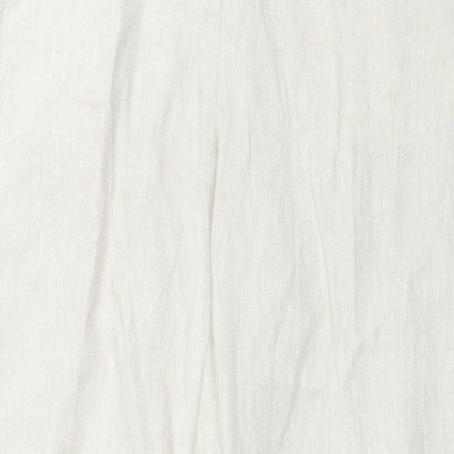 H&M Womens Beige   Trousers  Size 12 L27 in