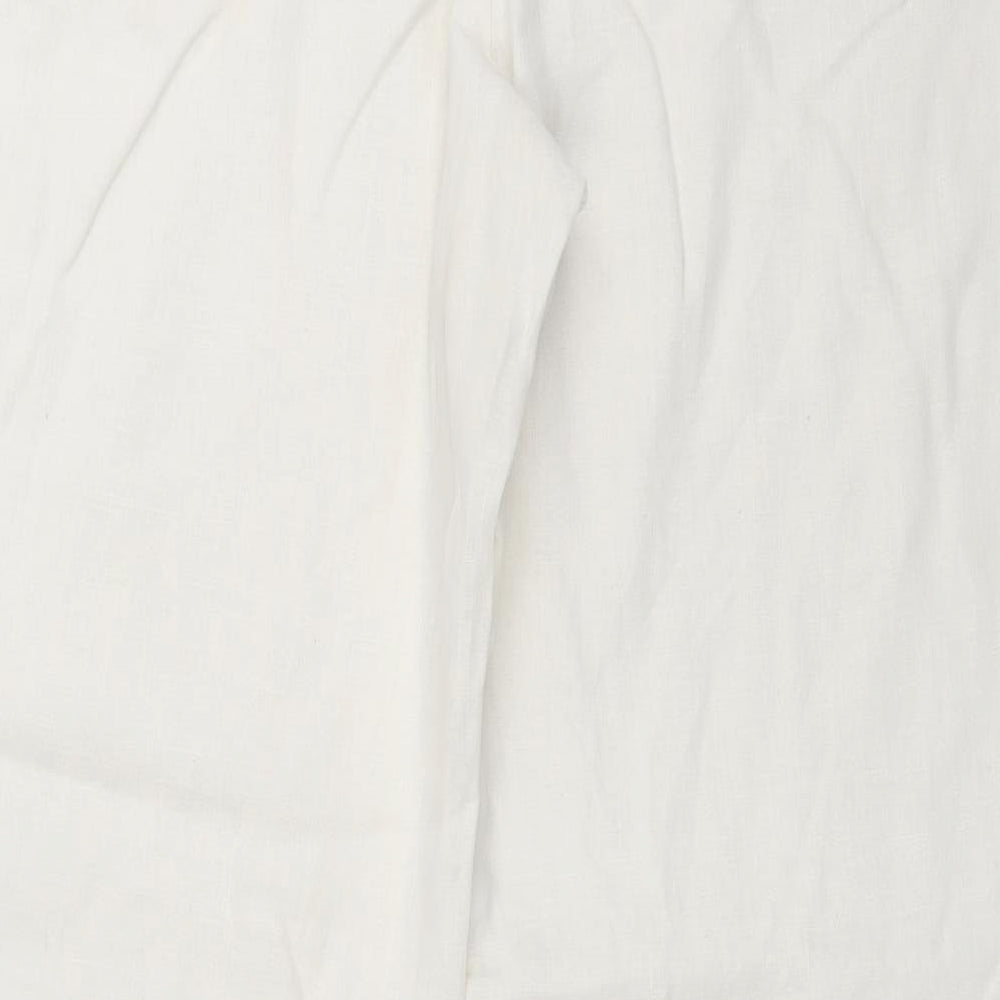 Principles Womens White   Trousers  Size 16 L28 in