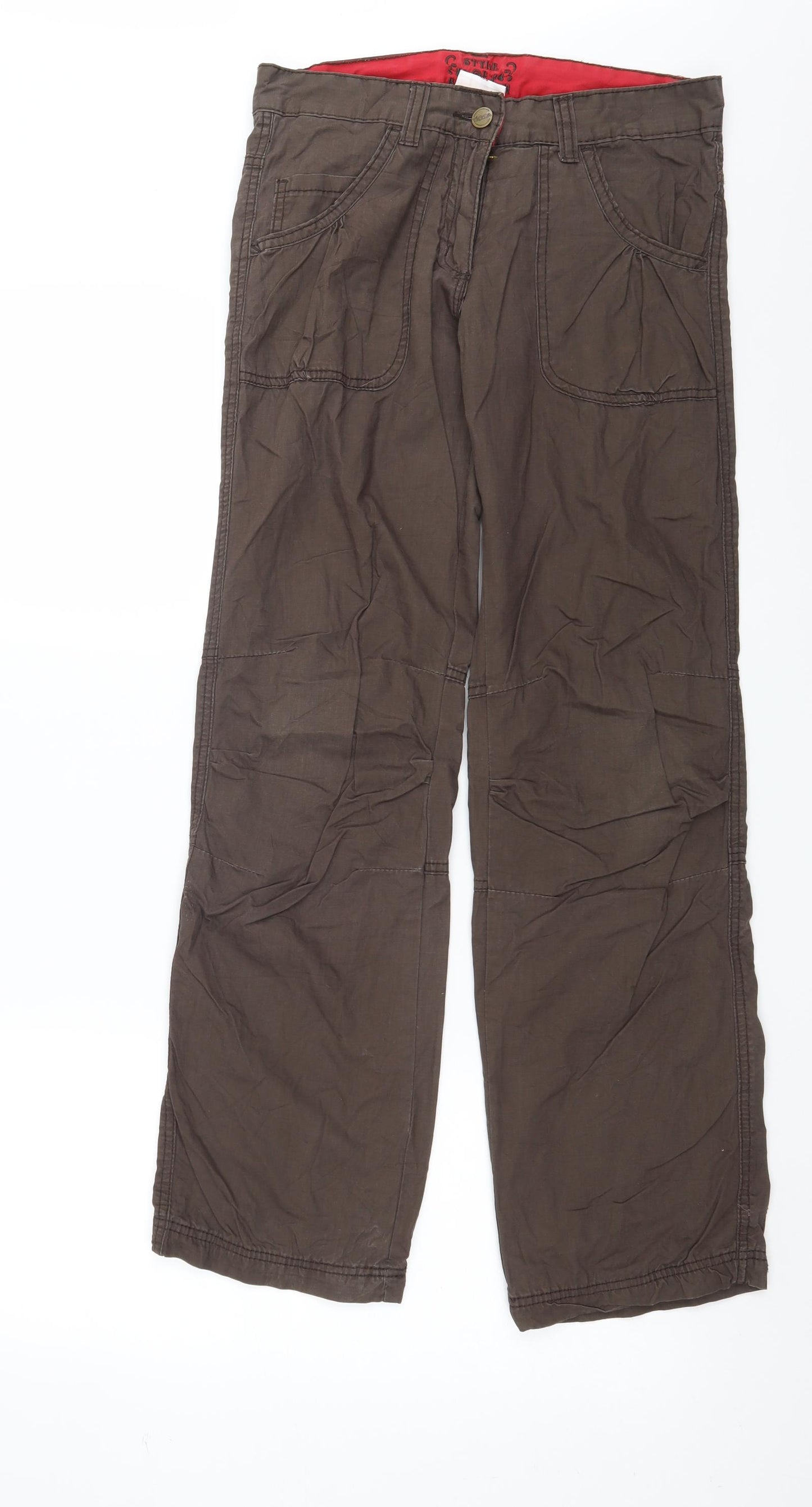 Yigga Girls Brown    Trousers Size 16 Years