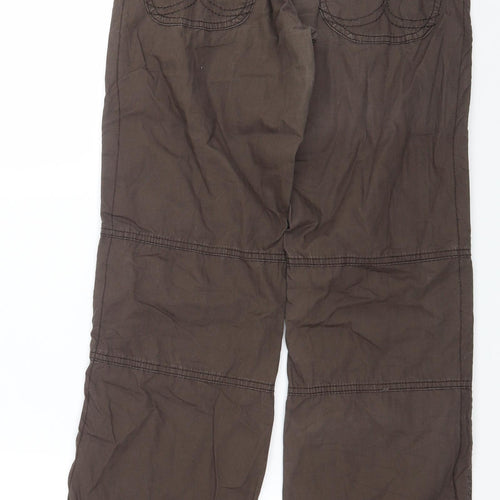 Yigga Girls Brown    Trousers Size 16 Years
