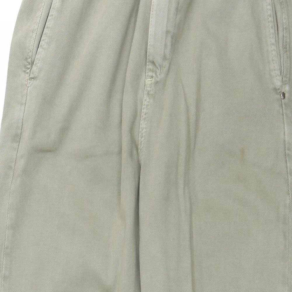 Zara Womens Green  Denim Mom Jeans Size 12 L25 in