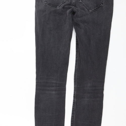 River Island Womens Grey  Denim Skinny Jeans Size 6 L26 in