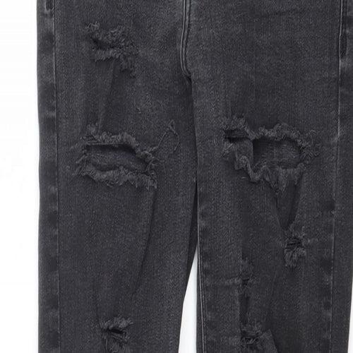 River Island Womens Grey  Denim Skinny Jeans Size 6 L26 in