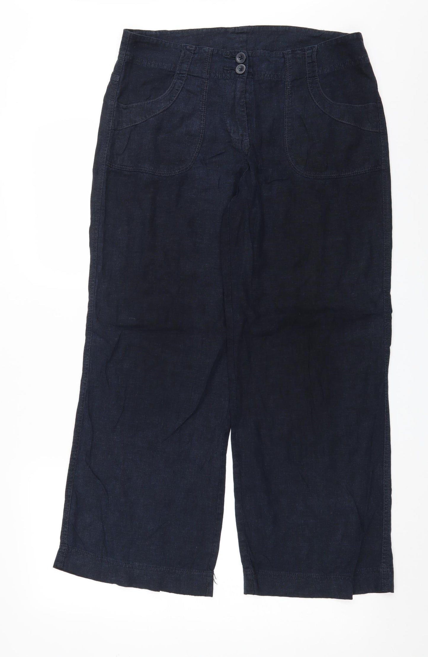 Preworn Womens Blue   Trousers  Size 32 in L27 in