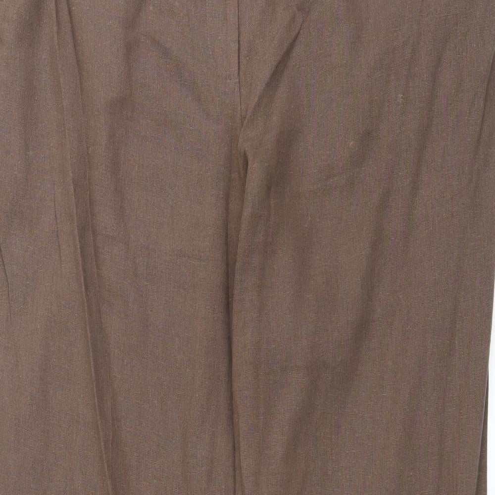 BHS Womens Brown   Trousers  Size 16 L29 in