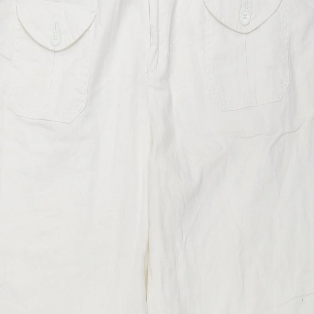 Papaya Womens White   Trousers  Size 20 L29 in
