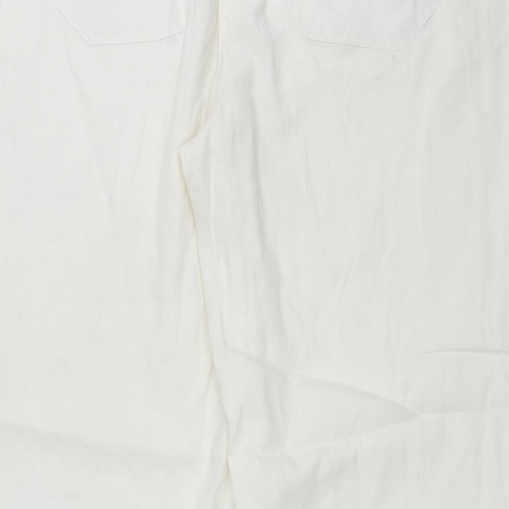 Papaya Womens White   Trousers  Size 20 L29 in