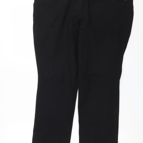 Marks and Spencer Womens Black   Trousers  Size 16 L27 in