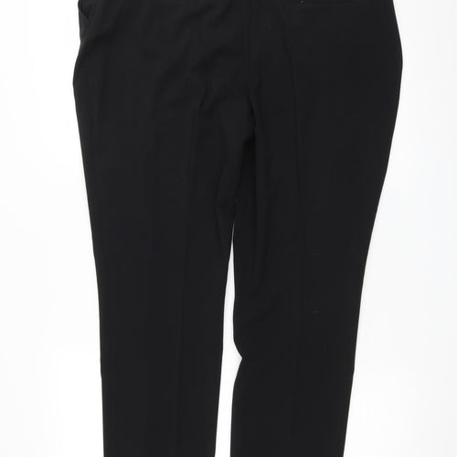M&Co Womens Black   Trousers  Size 16 L29 in