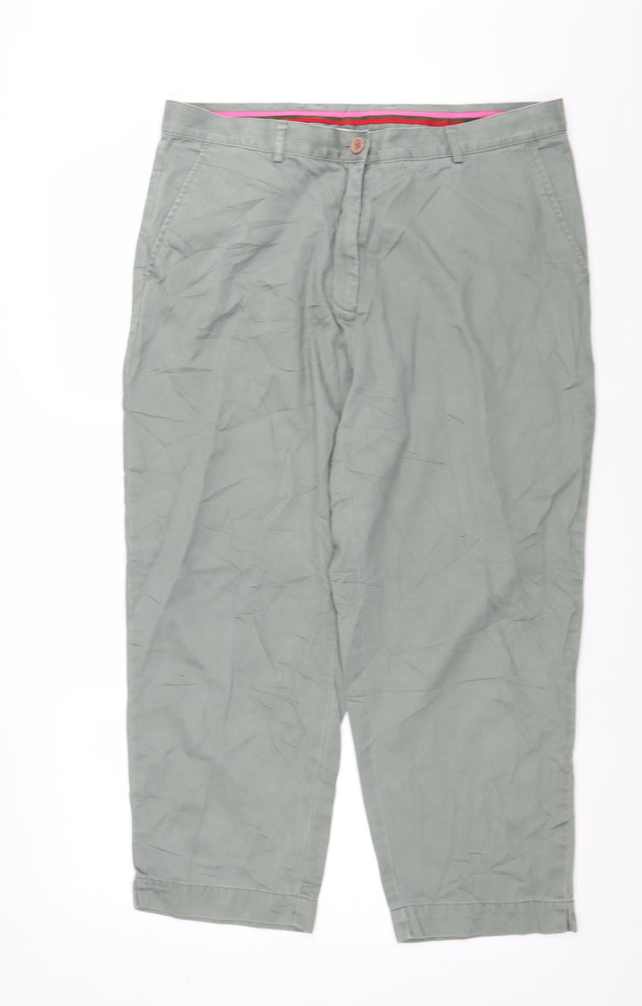 Dorothy Perkins Womens Green Trousers Size 16 L25 in