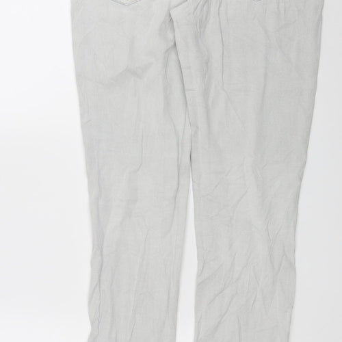 RESERVED Womens Grey  Denim Skinny Jeans Size 10 L32 in