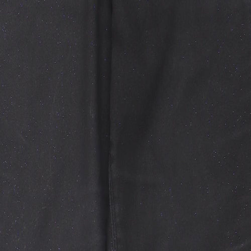 Dorothy Perkins Womens Black  Denim Skinny Jeans Size 12 L29 in - glittery