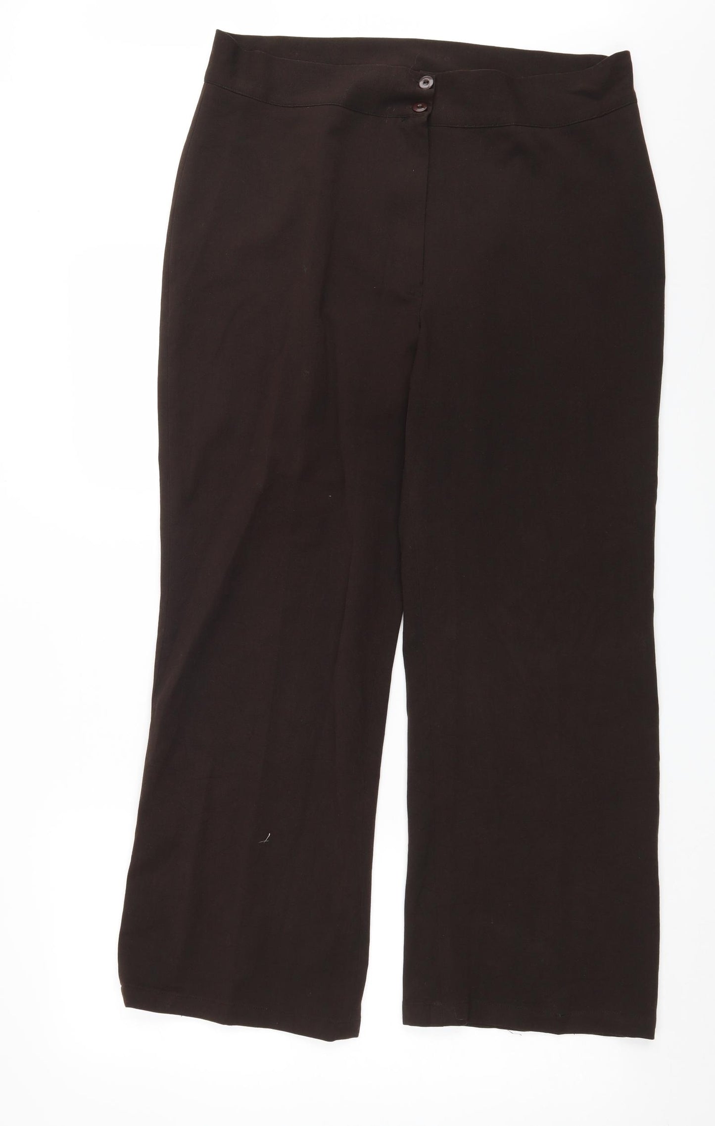 Preworn Womens Brown   Trousers  Size 34 in L28 in
