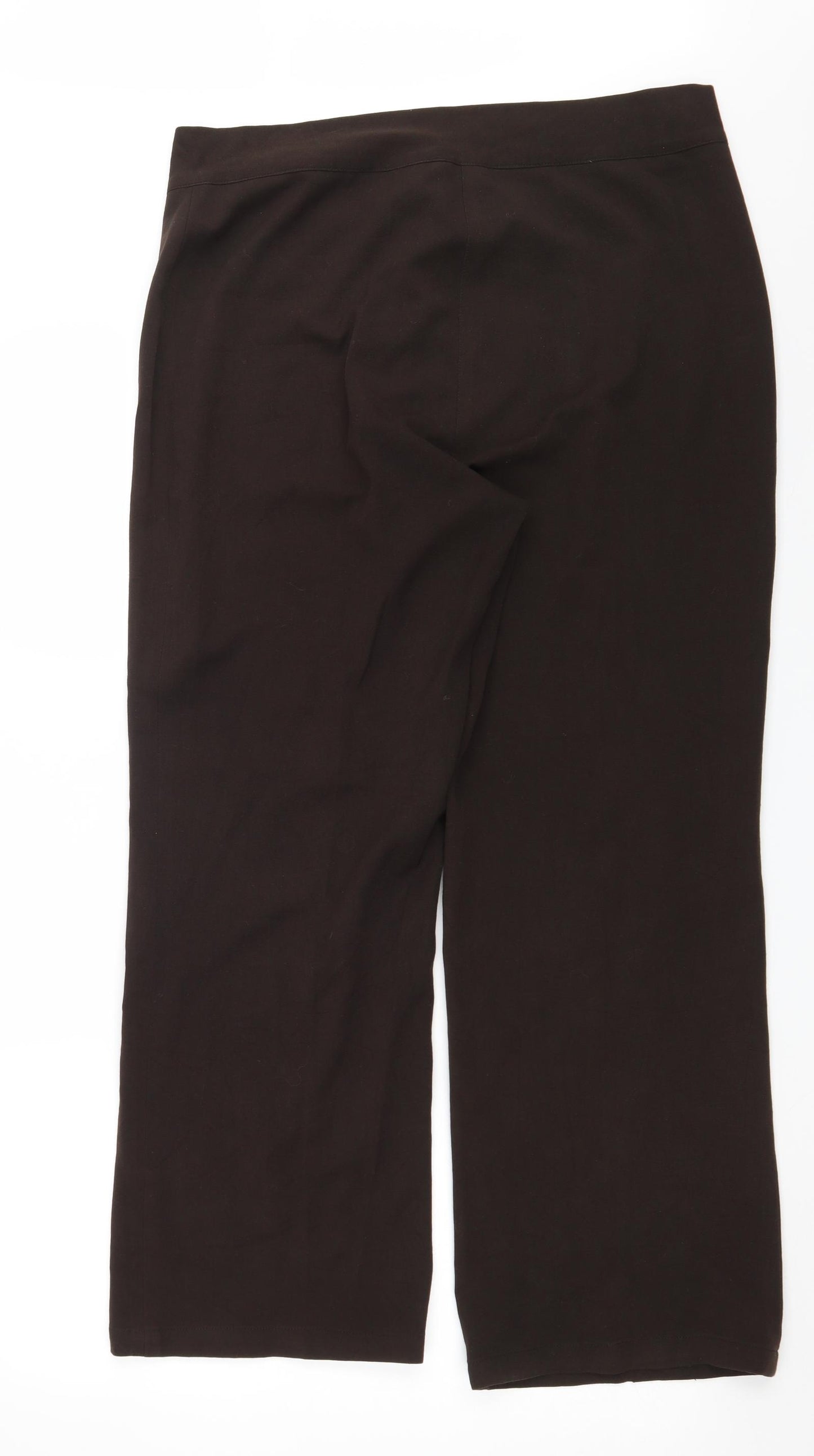 Preworn Womens Brown   Trousers  Size 34 in L28 in