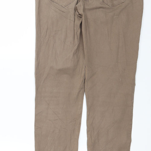 luizacco Womens Beige   Trousers  Size M L29 in