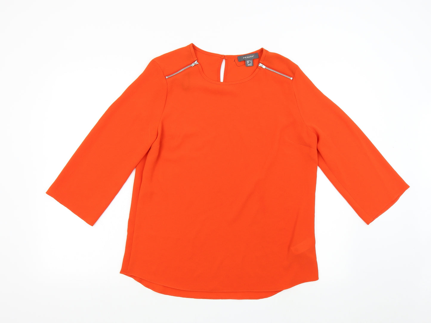 Primark Womens Orange   Basic Blouse Size 12