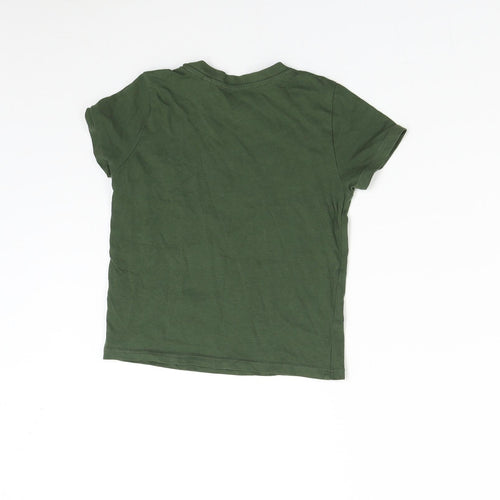 Primark Boys Green   Basic T-Shirt Size 3-4 Years