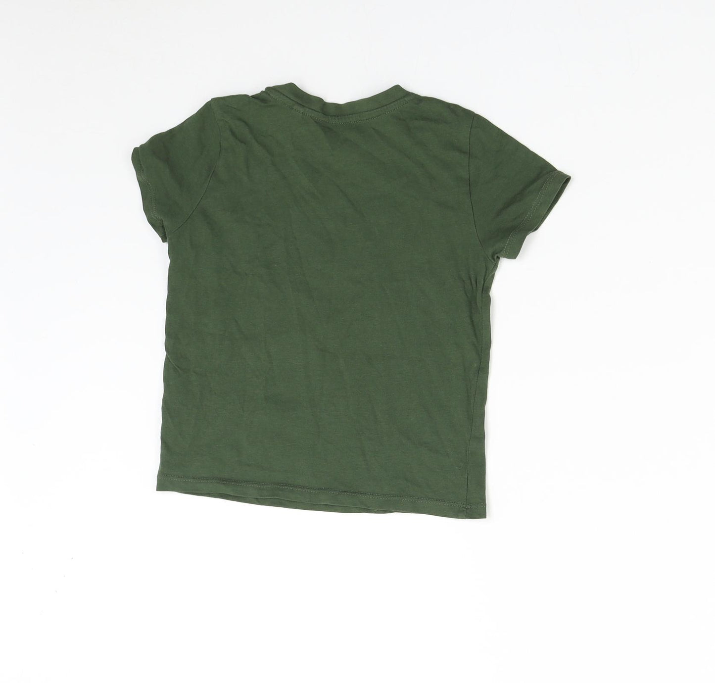 Primark Boys Green   Basic T-Shirt Size 3-4 Years