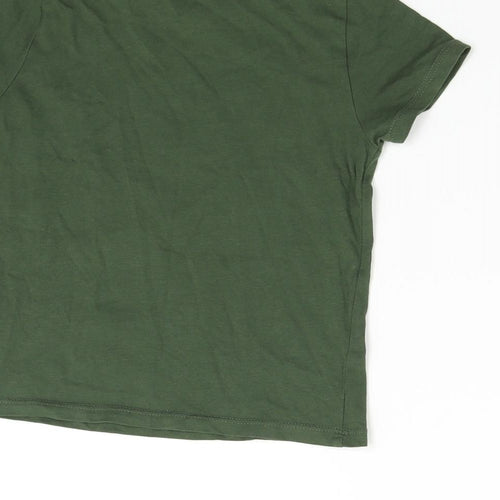 Primark Boys Green   Basic T-Shirt Size 3-4 Years
