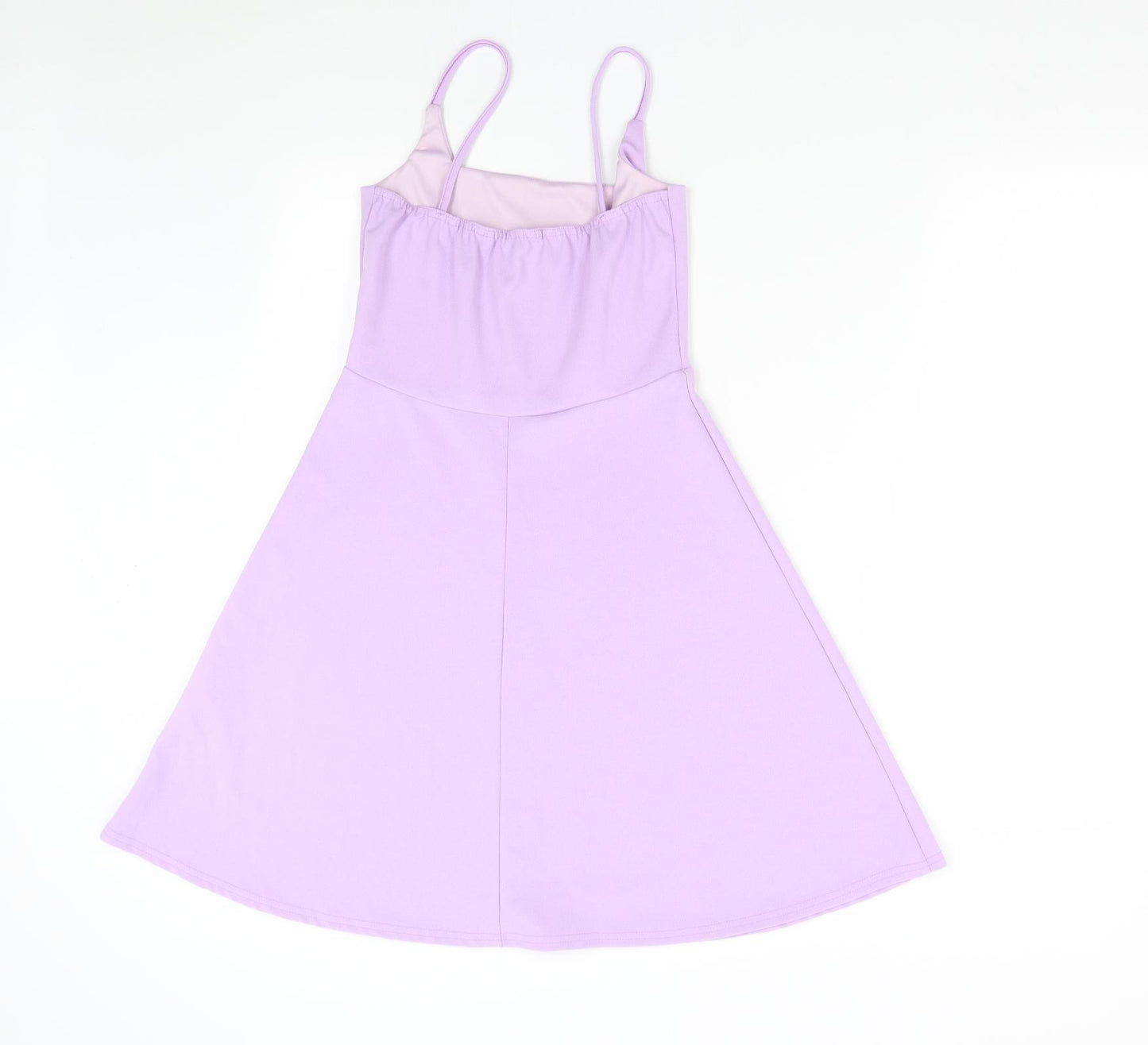 Boohoo Womens Purple   Fit & Flare  Size 8