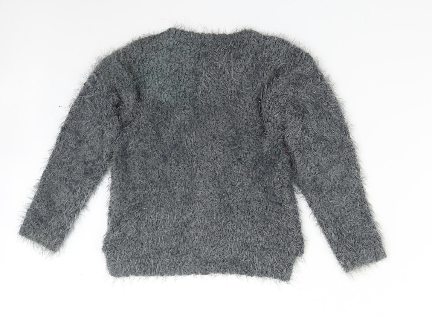 NEXT Girls Grey   Pullover Jumper Size 8 Years