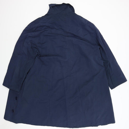 Gil Bret Womens Blue   Overcoat Coat Size 14