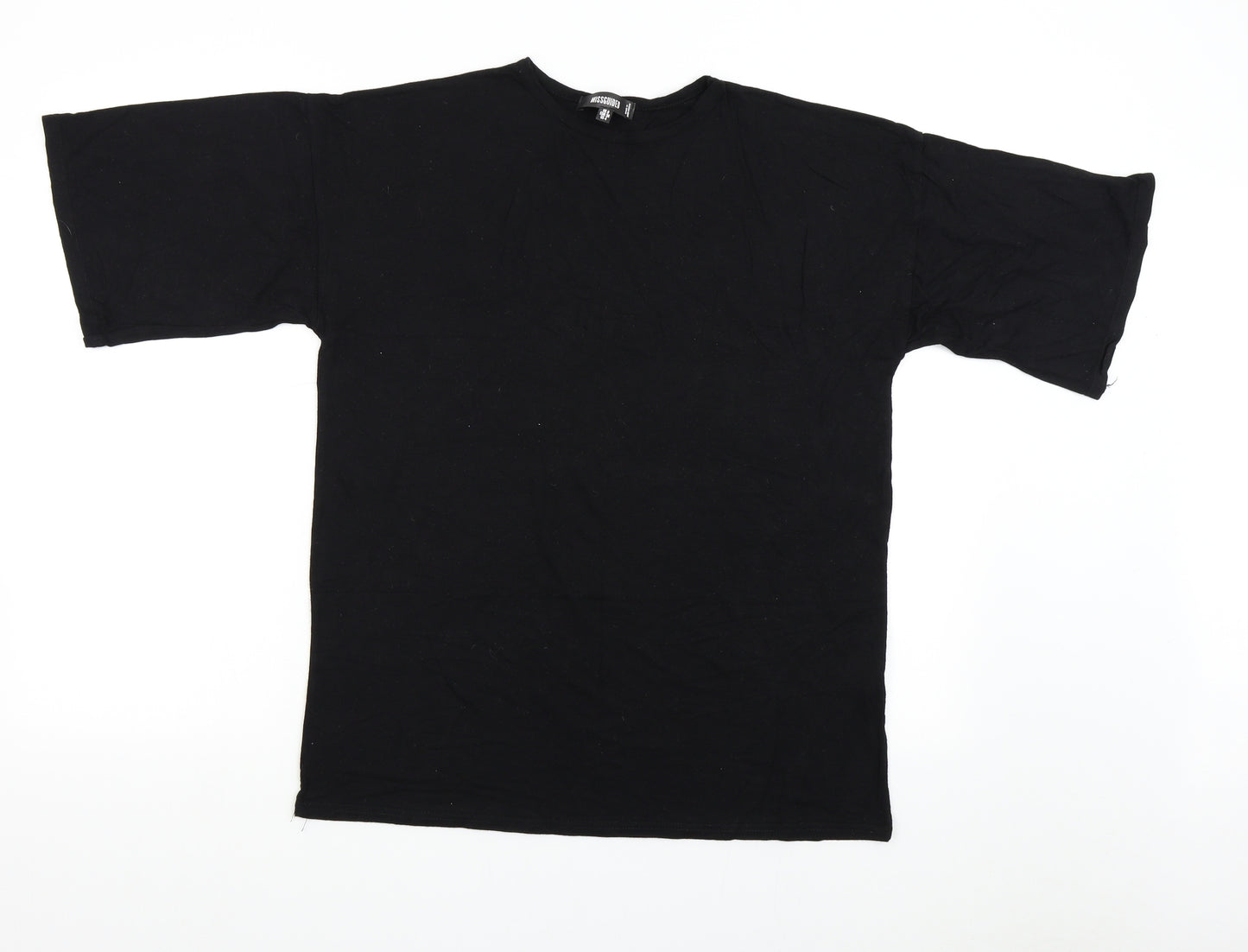 Missguided Womens Black   Basic T-Shirt Size 8