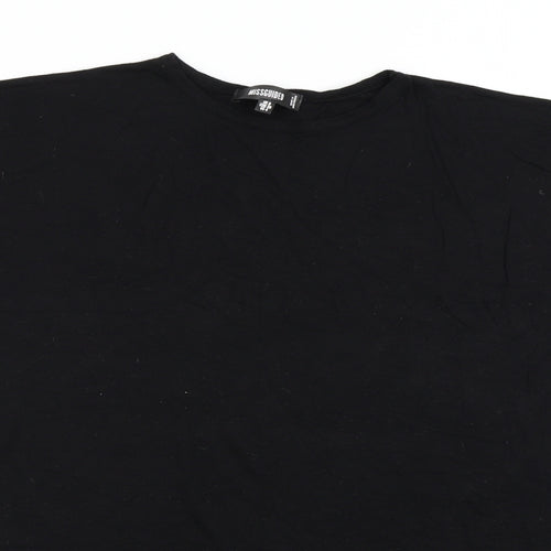 Missguided Womens Black   Basic T-Shirt Size 8