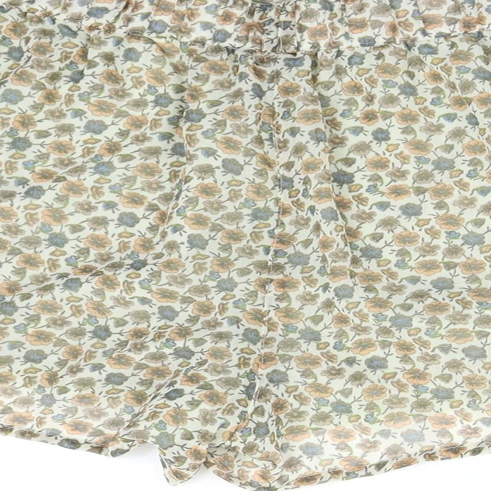 H&M Womens Multicoloured Floral  Hot Pants Shorts Size 10