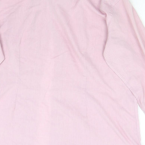NEXT Mens Pink    Button-Up Size 16.5